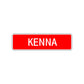 Kenna Street Sign