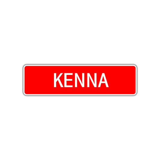 Kenna Street Sign