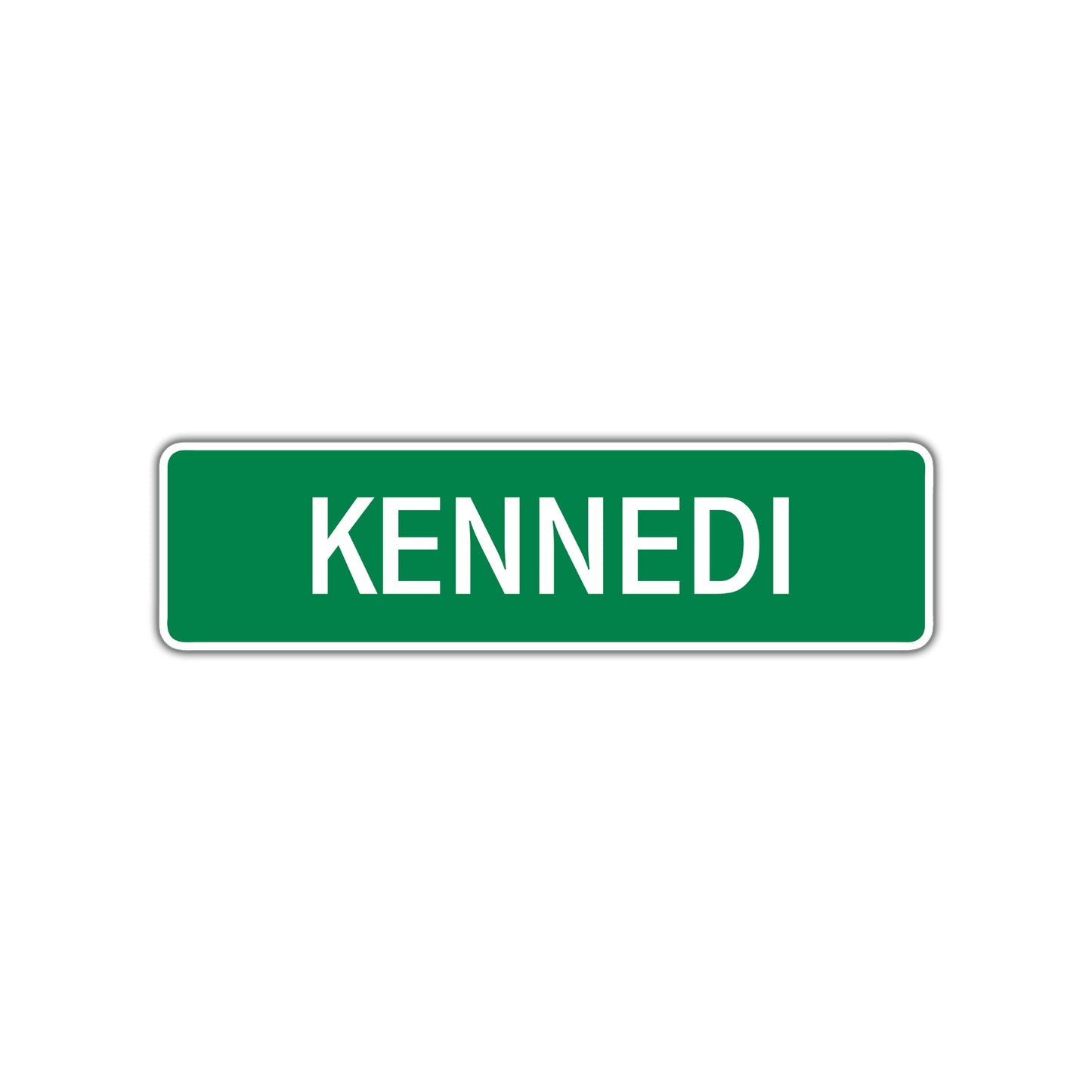 Kennedi Street Sign Plate