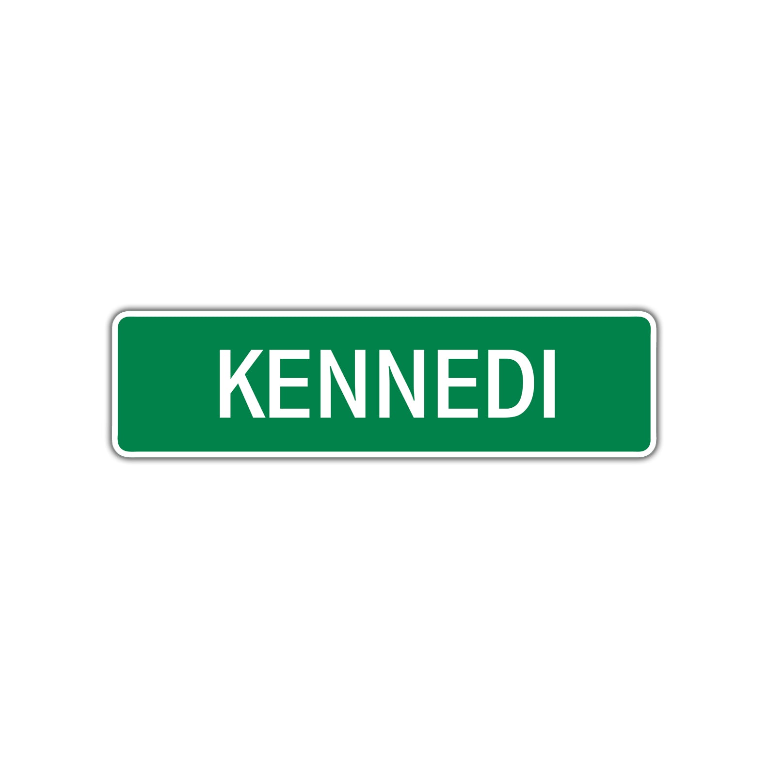 Kennedi Street Sign Plate