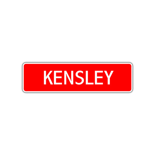 Kensley Street Sign