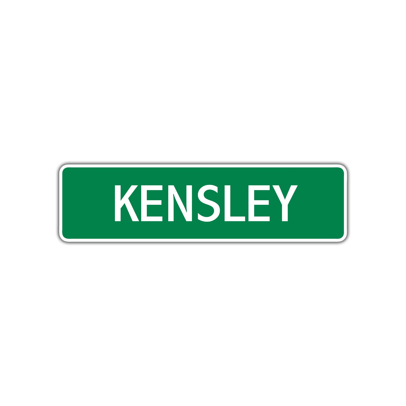 Kensley Street Sign Plate