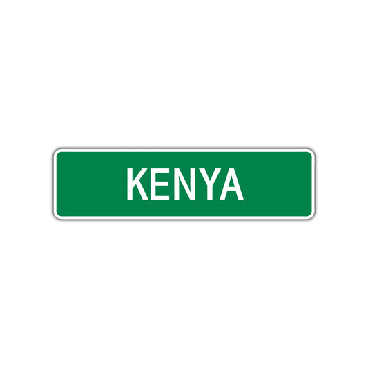 Kenya Street Sign