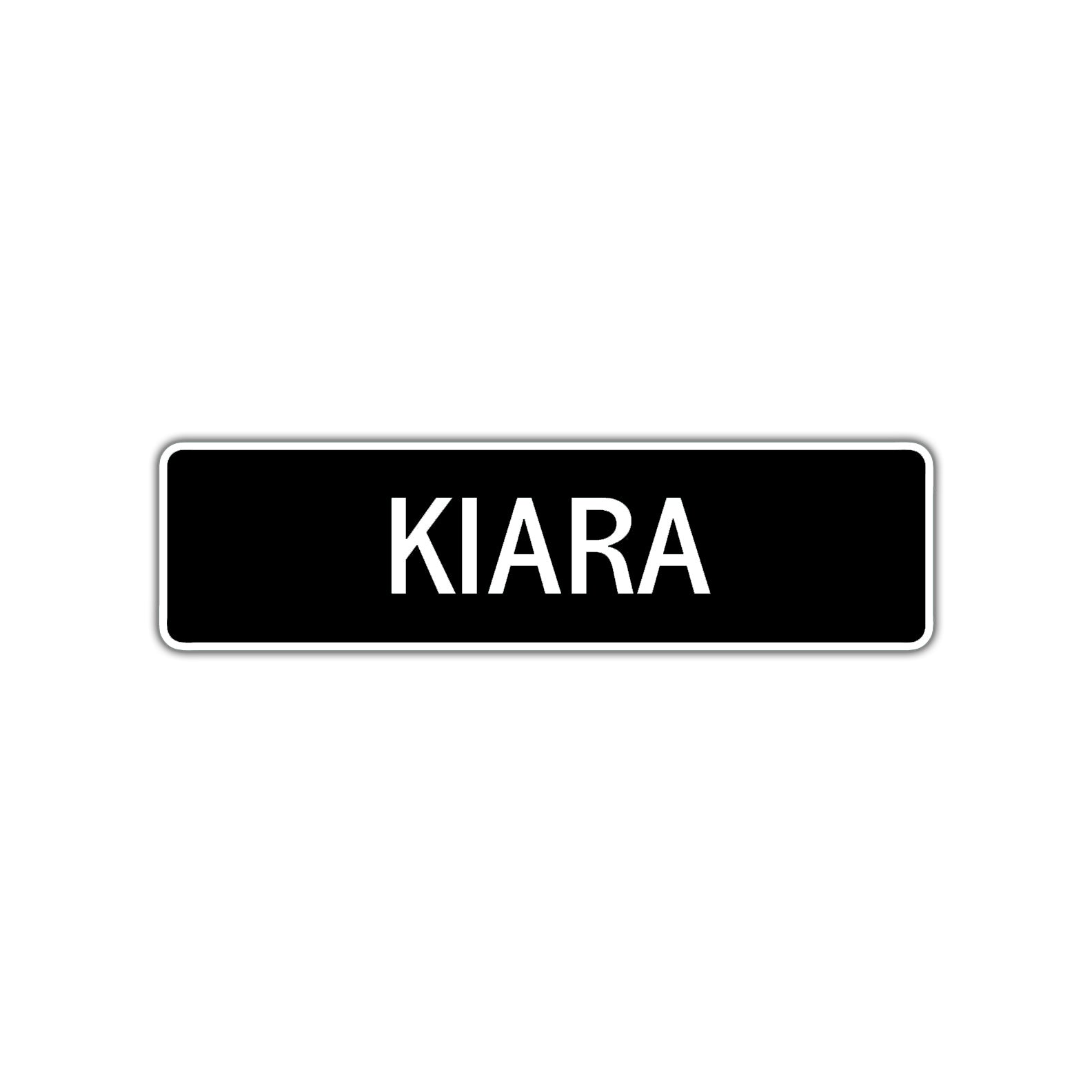 Kiara Street Metal Sign  