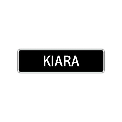 Kiara Street Metal Sign  