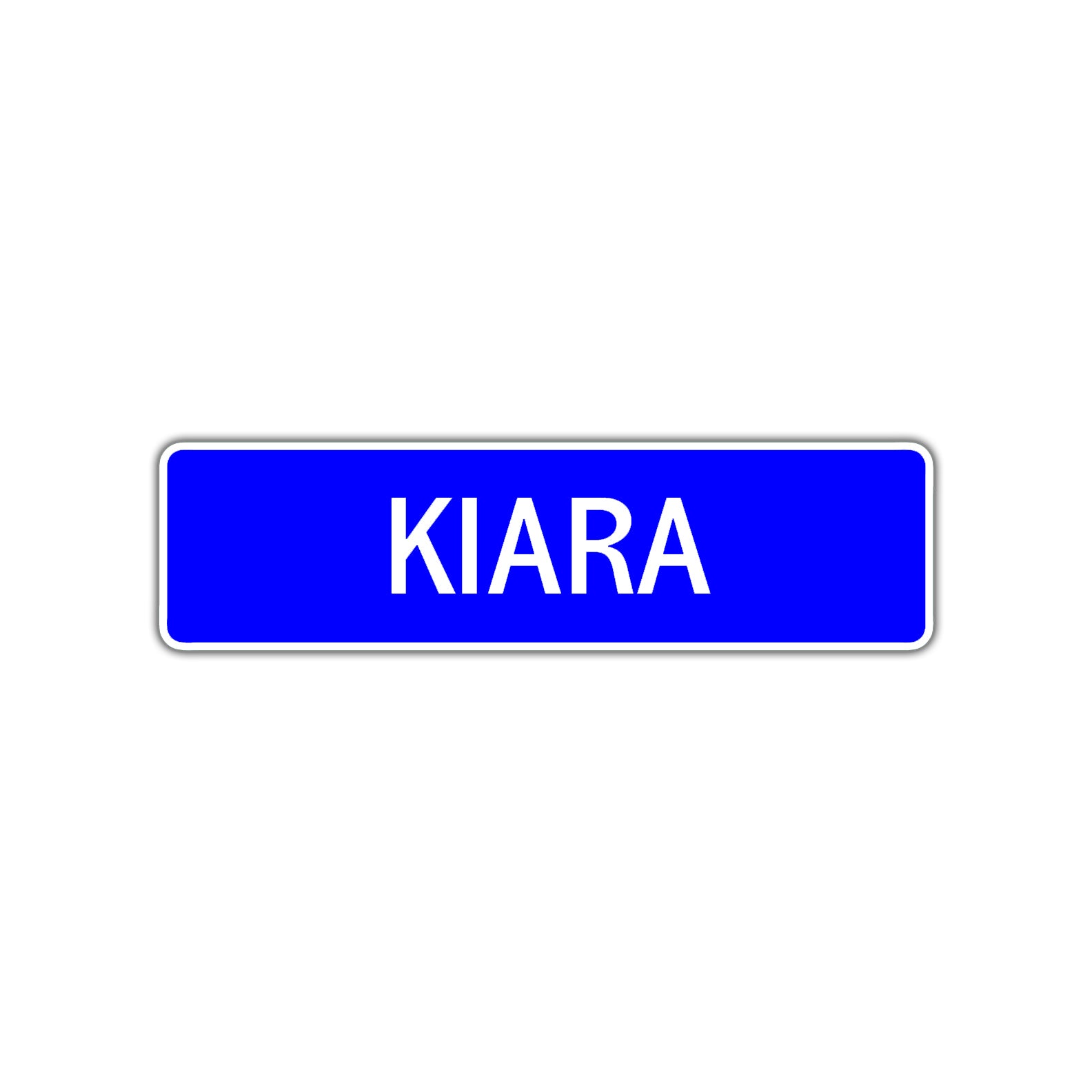 Kiara Street Metal Sign Plate