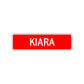 Kiara Street Sign