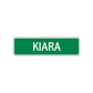 Kiara Street Sign Plate