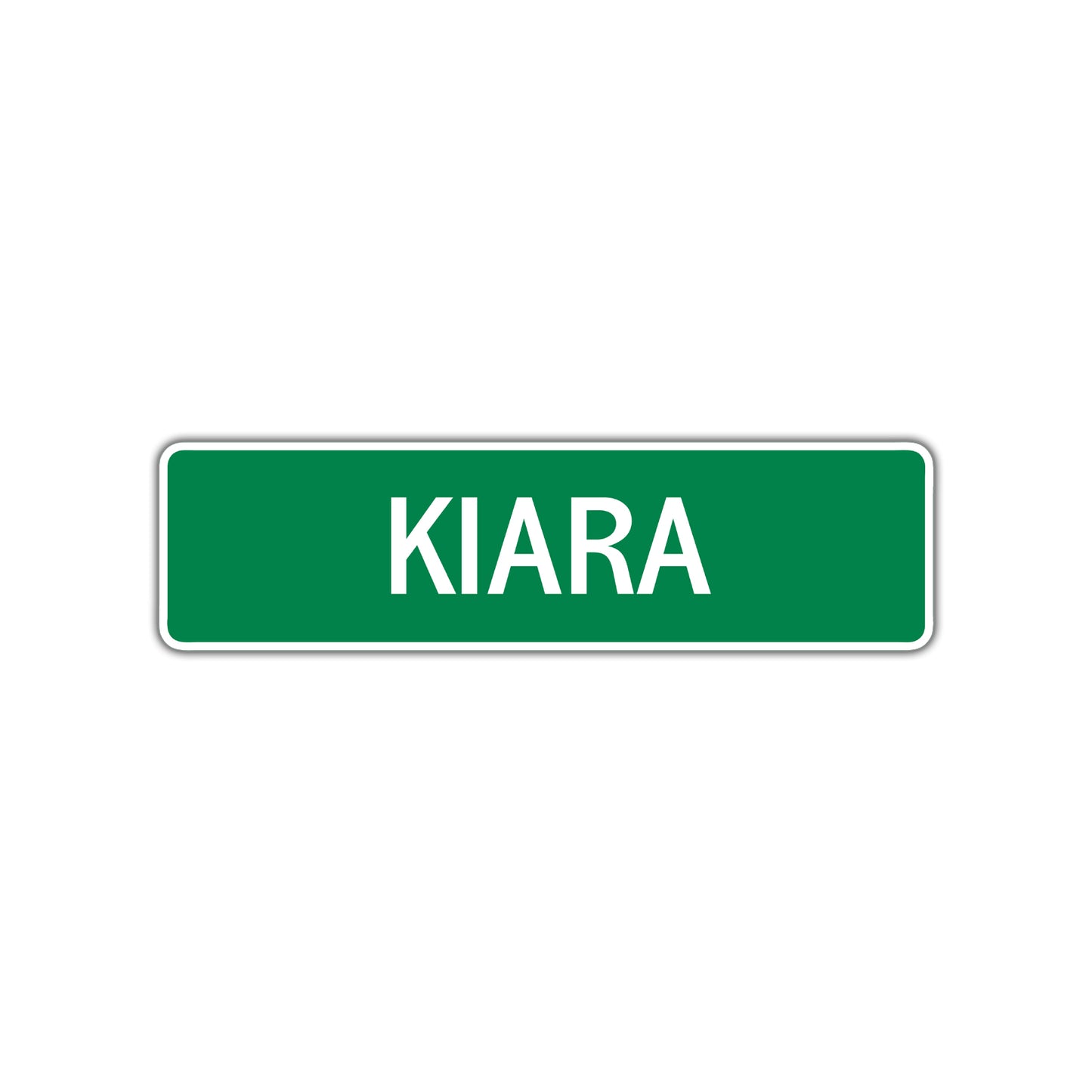 Kiara Street Sign Plate