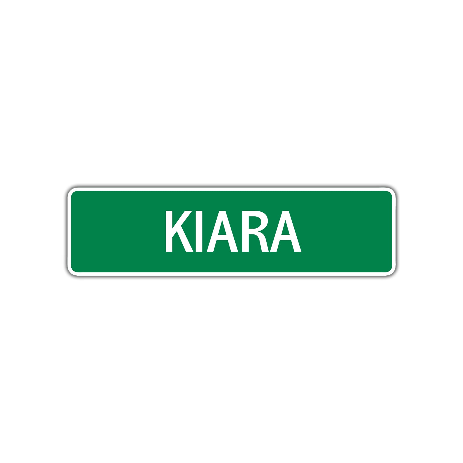 Kiara Street Sign Plate