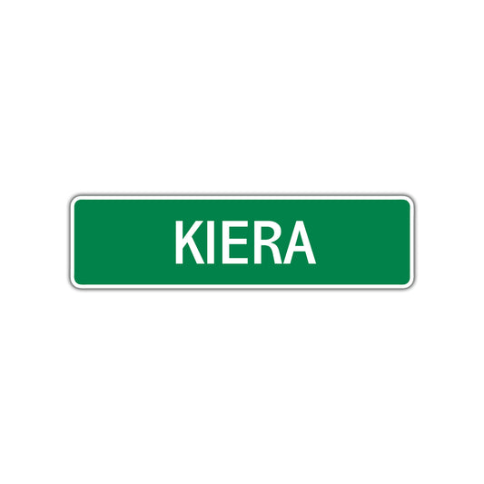 Kiera Street Sign