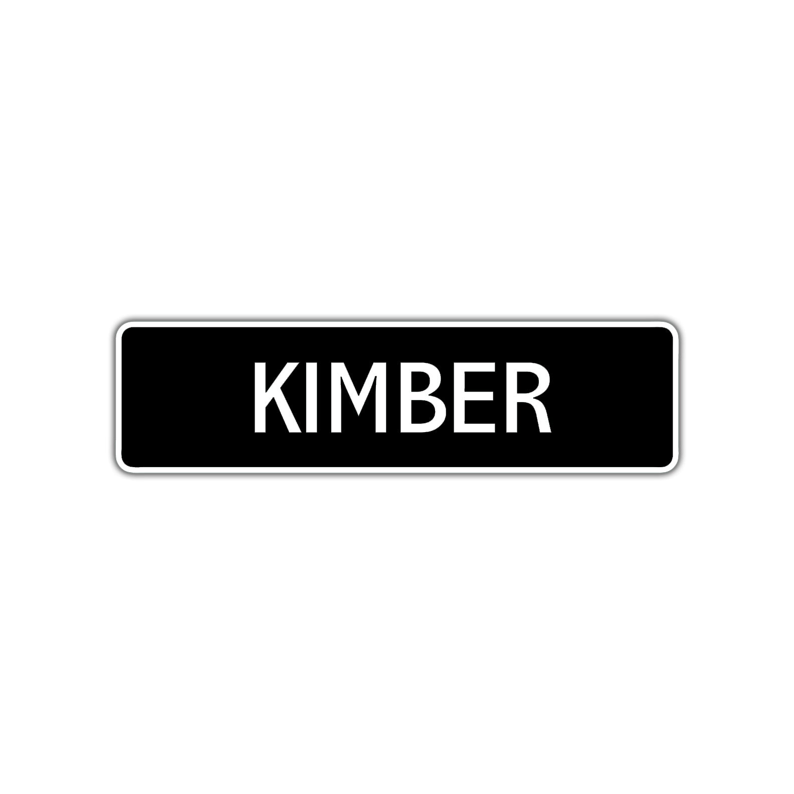 Kimber Street Metal Sign  
