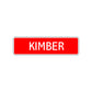 Kimber Street Sign
