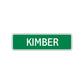 Kimber Street Sign Plate