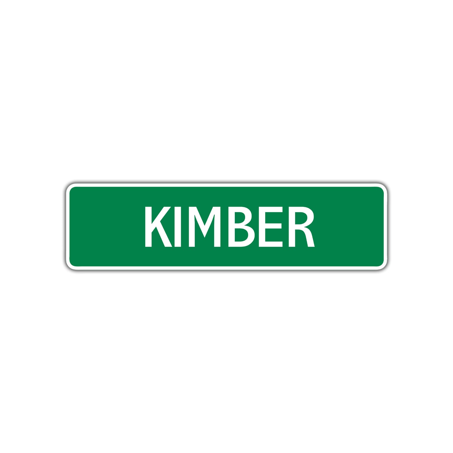 Kimber Street Sign Plate