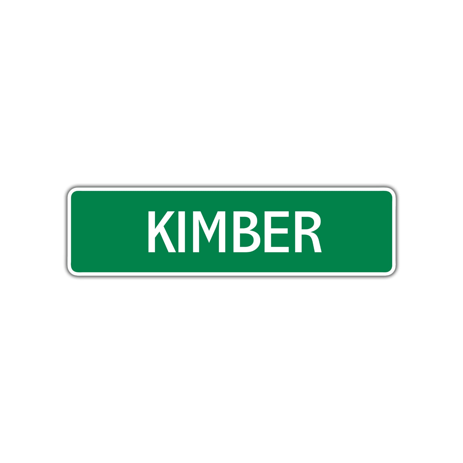 Kimber Street Sign Plate