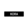 Kora Street Metal Sign 