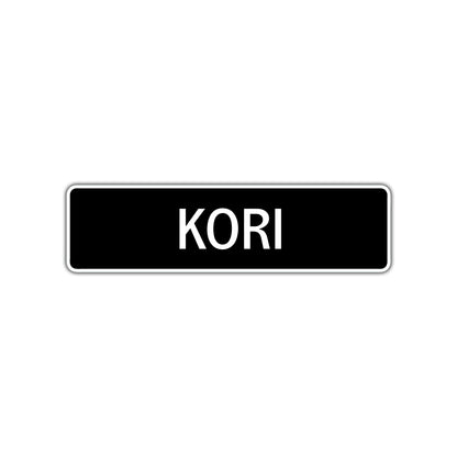 Kori Street Metal Sign  