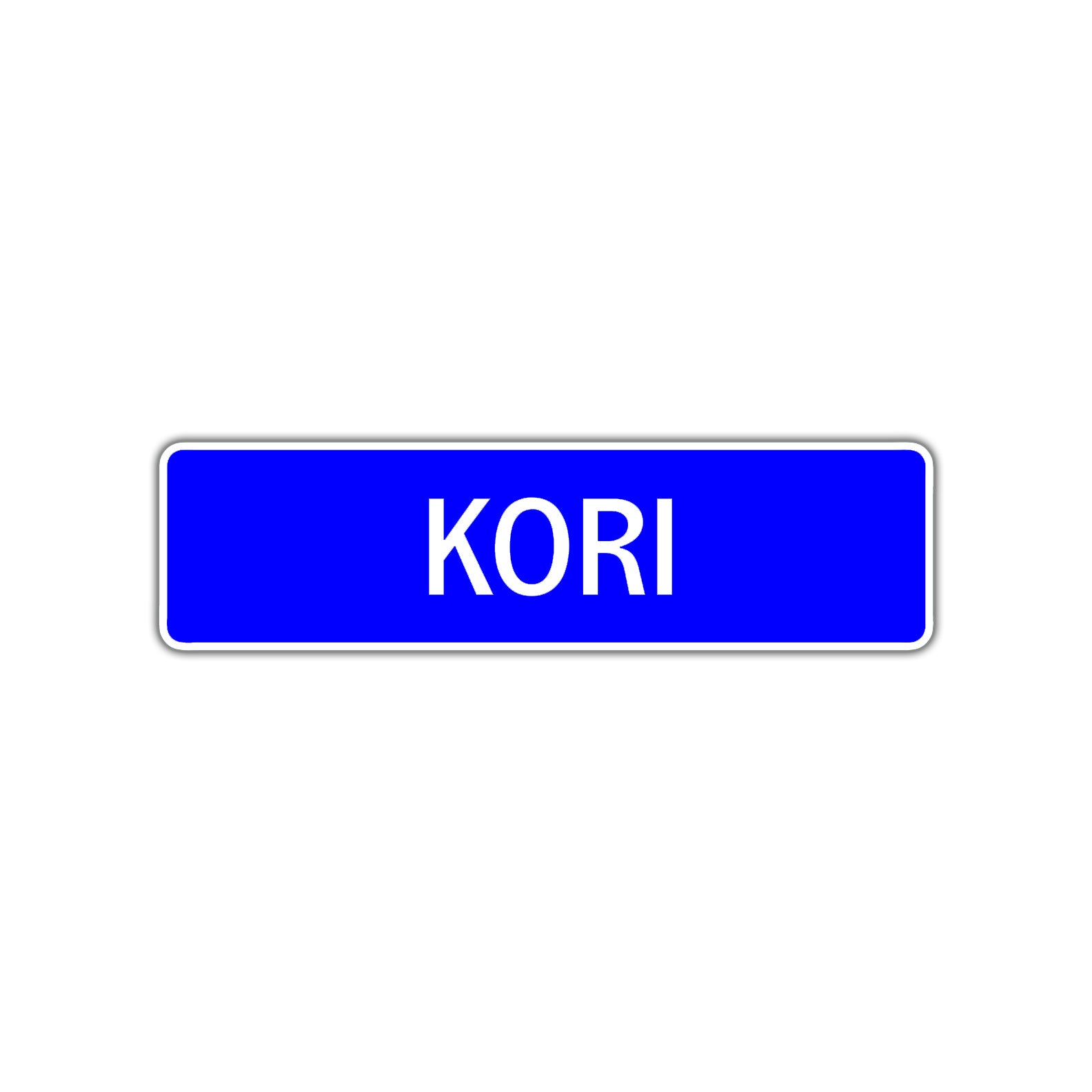 Kori Street Metal Sign Plate