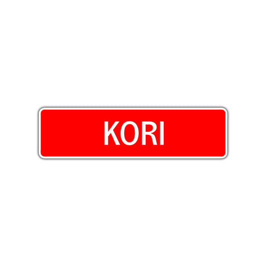 Kori Street Sign