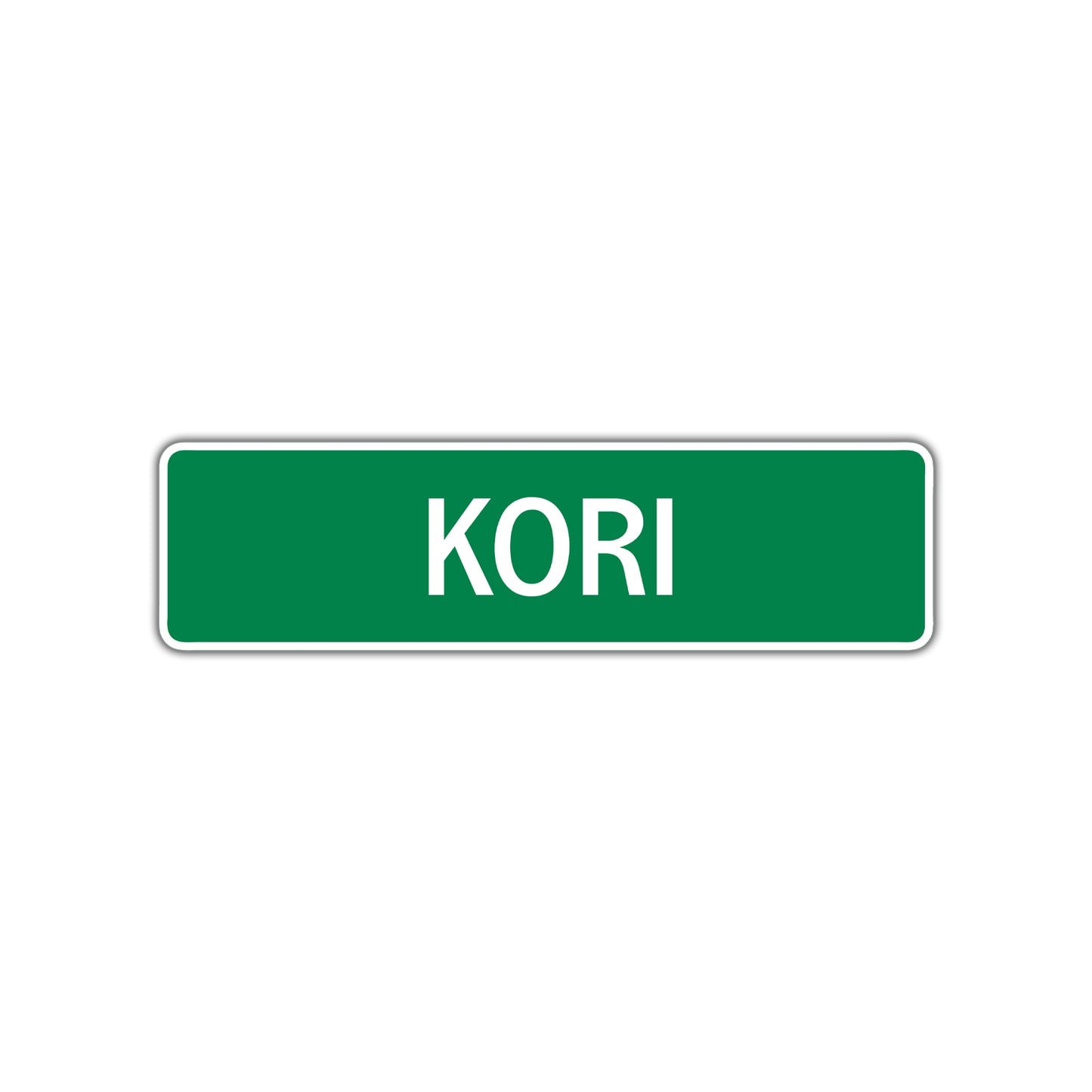 Kori Street Sign Plate