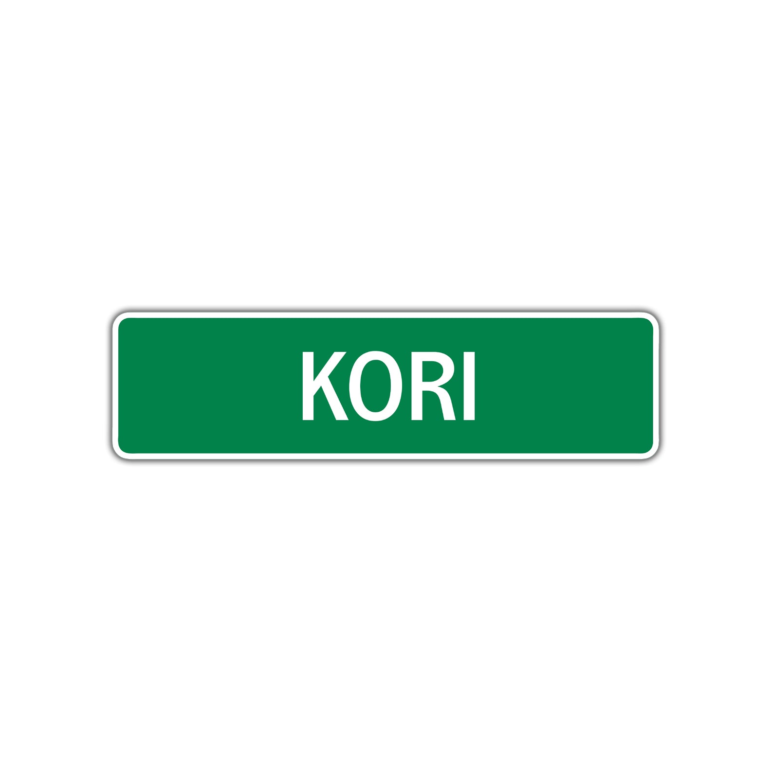 Kori Street Sign Plate