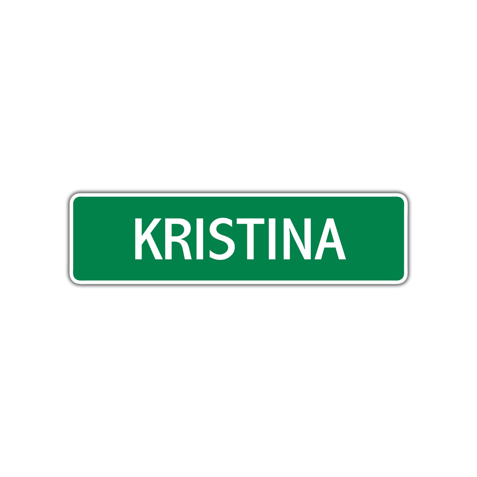 Kristina Street Sign