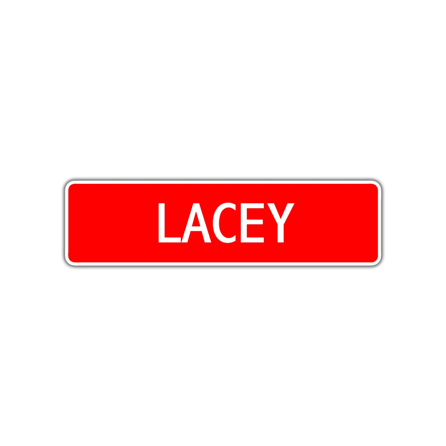 Lacey Street Sign