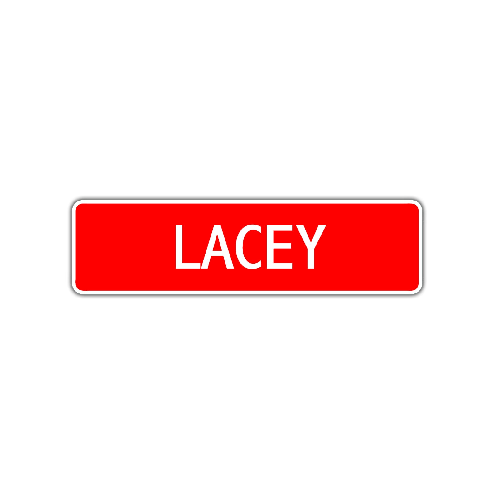 Lacey Street Sign