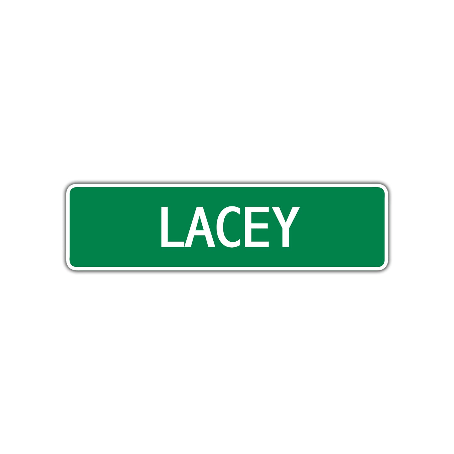 Lacey Street Sign Plate