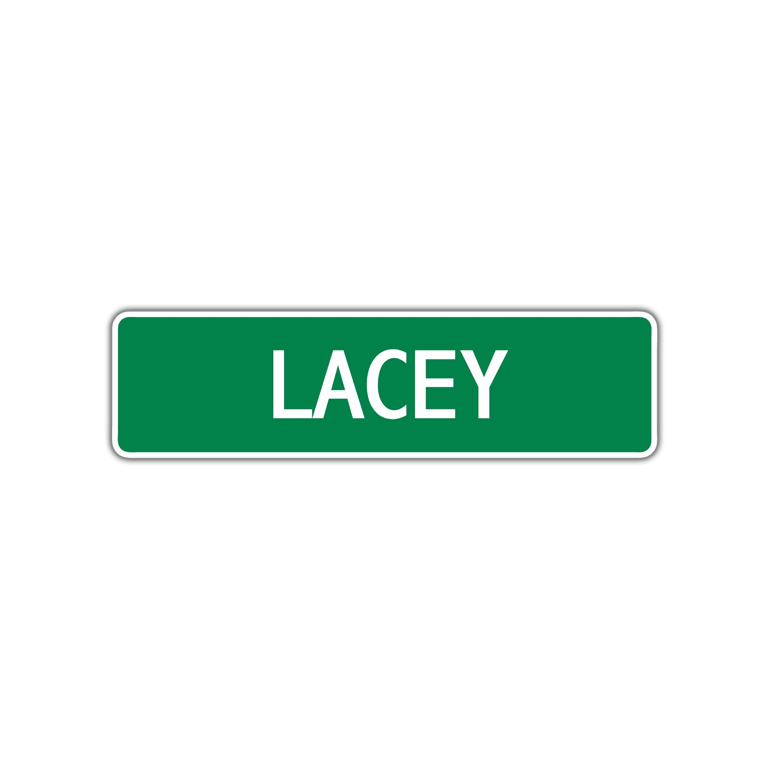 Lacey Street Sign Plate