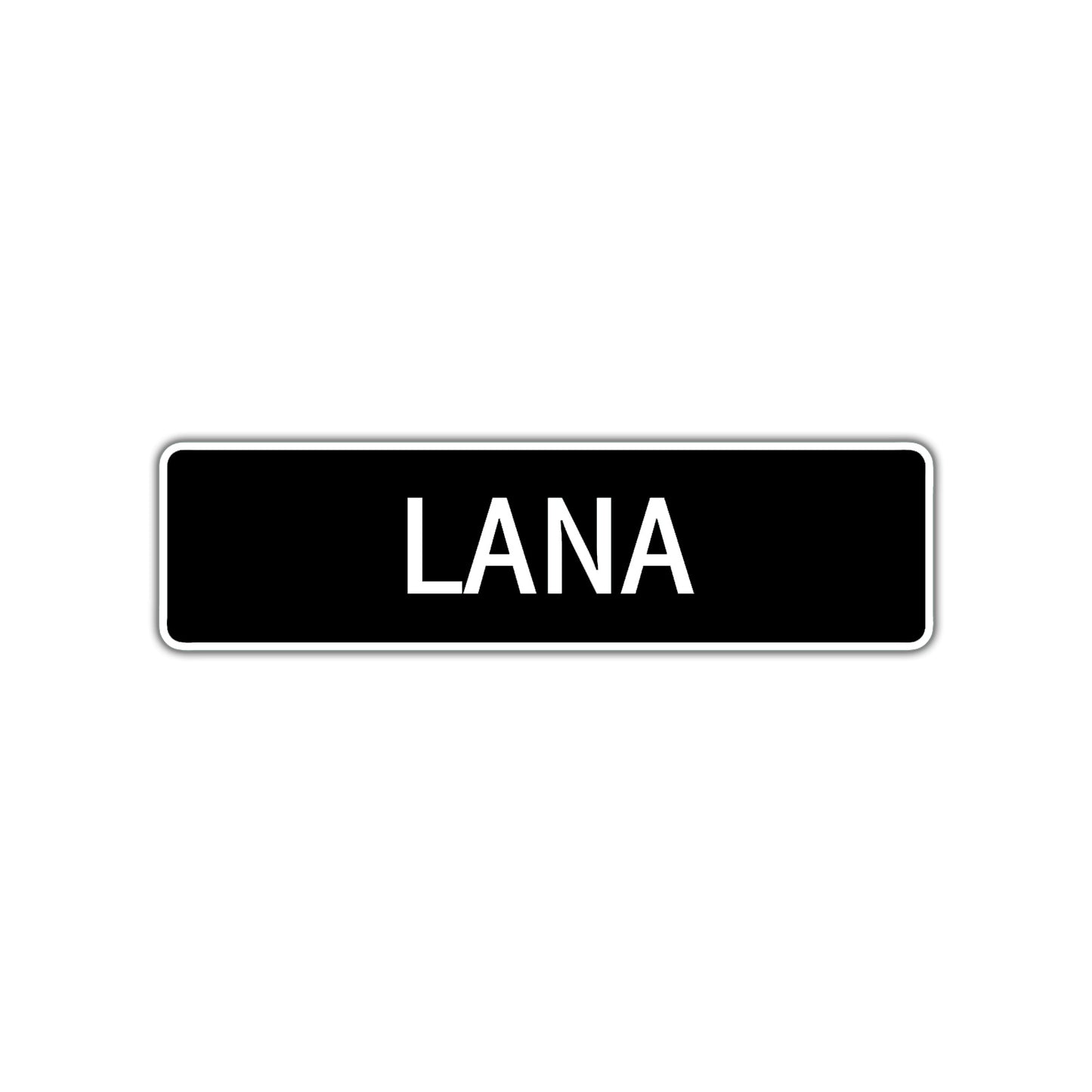Lana Street Metal Sign  