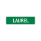 Laurel Street Sign Plate