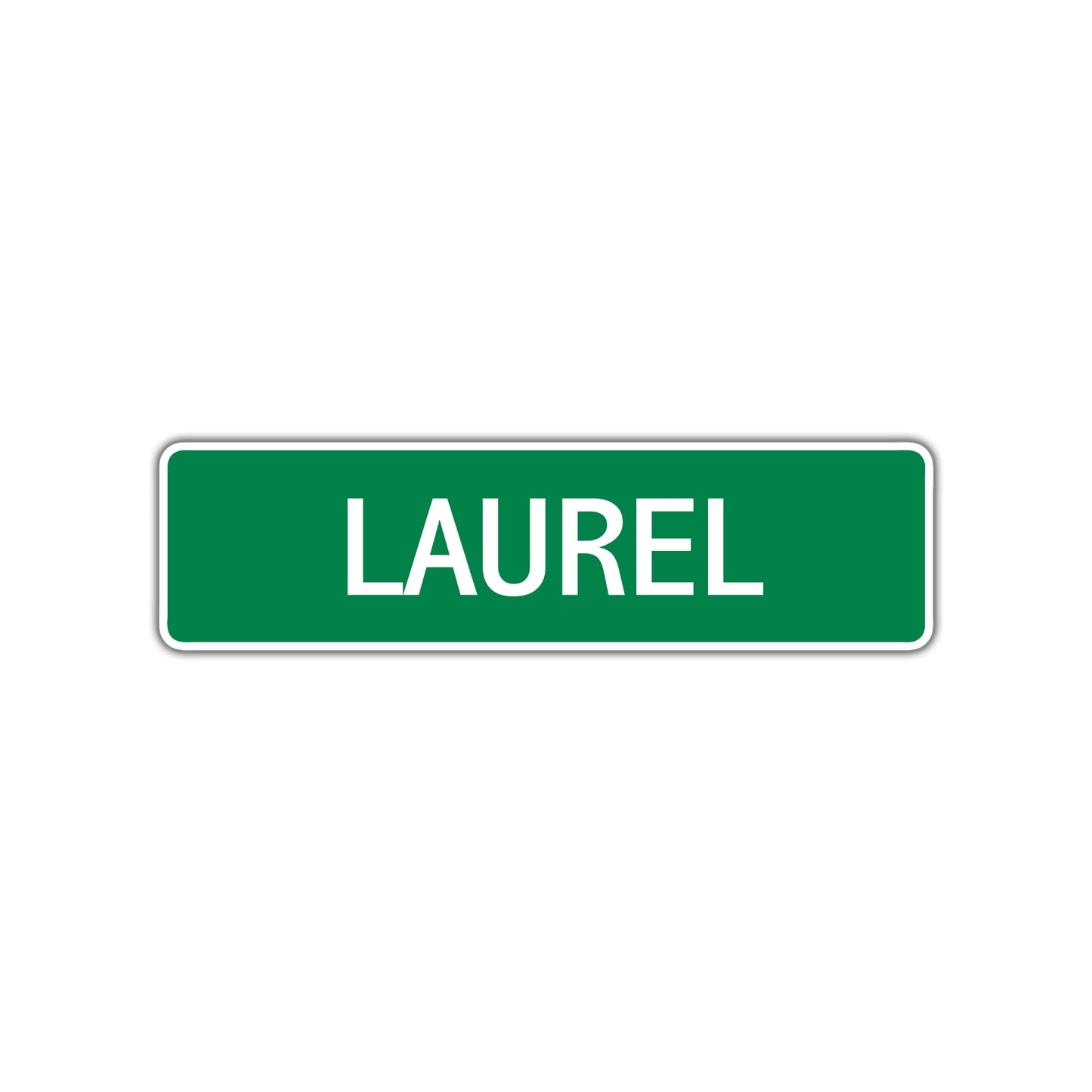 Laurel Street Sign Plate