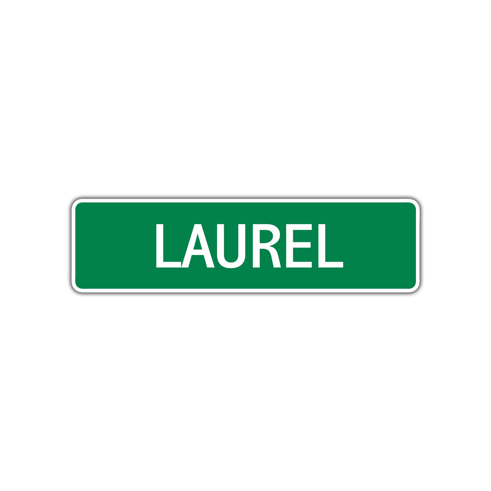 Laurel Street Sign Plate