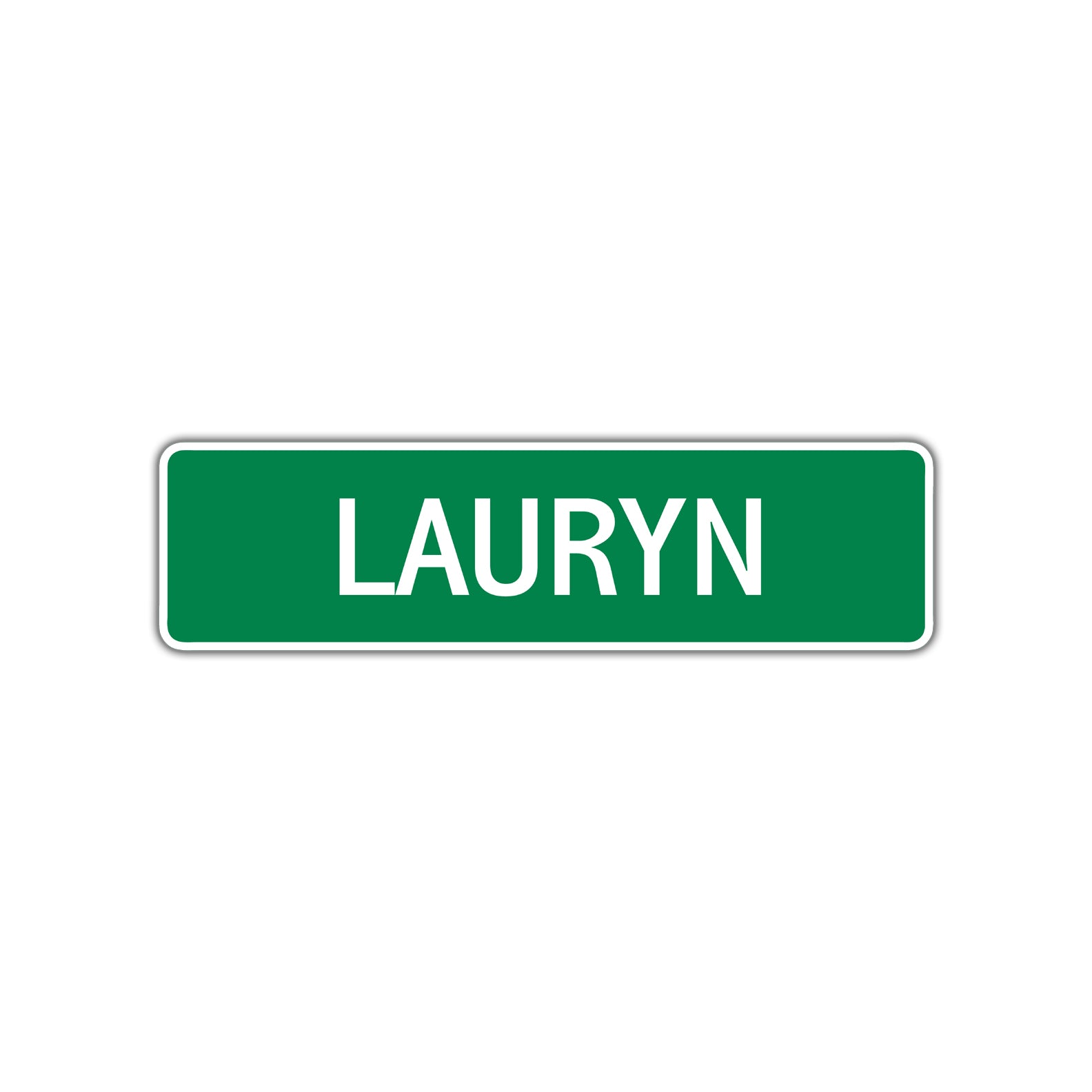 Lauryn Street Sign Plate