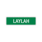 Laylah Street Sign Plate