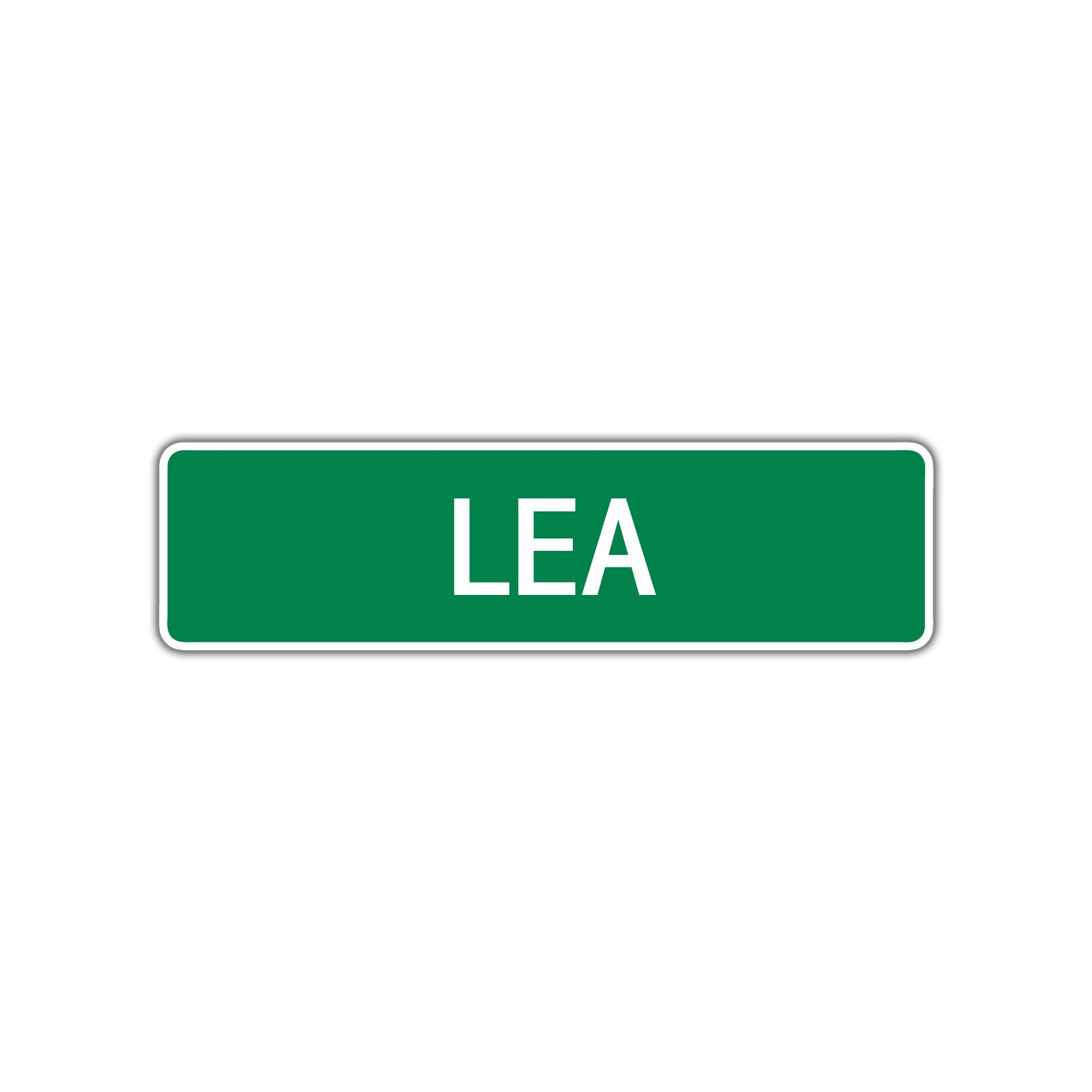 Lea Street Sign Children Name Room Plate – Sign Fever