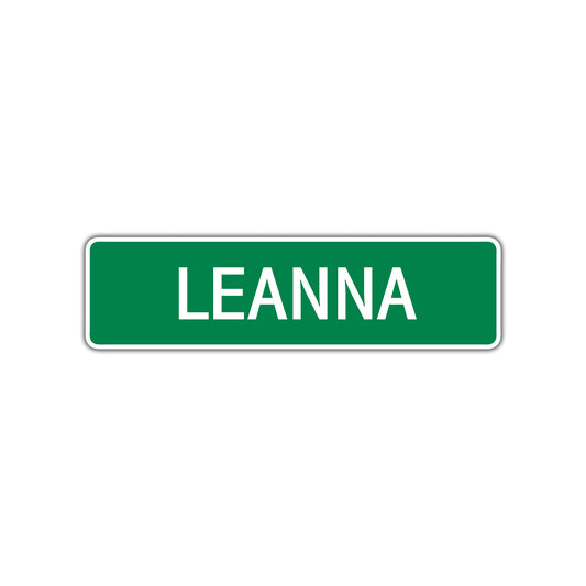 Leanna Street Sign 