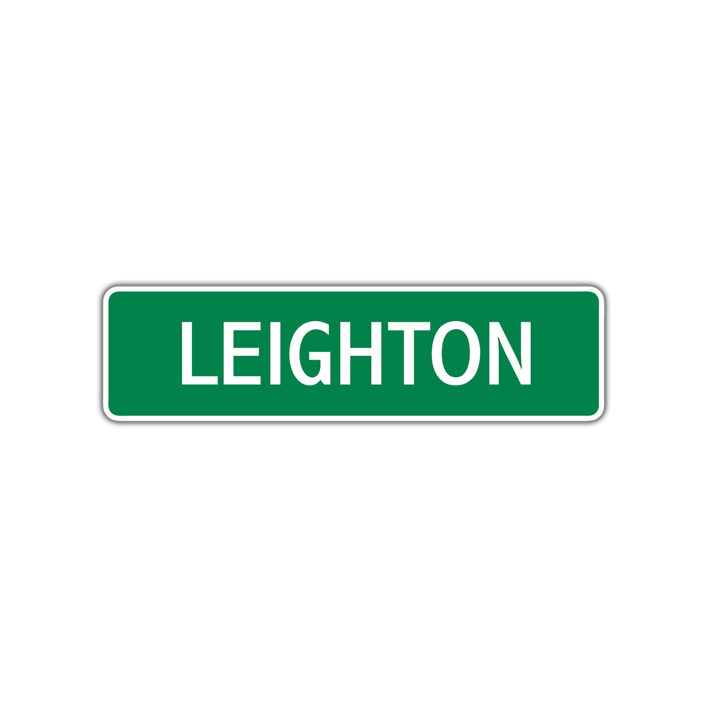Leighton Street Sign Plate