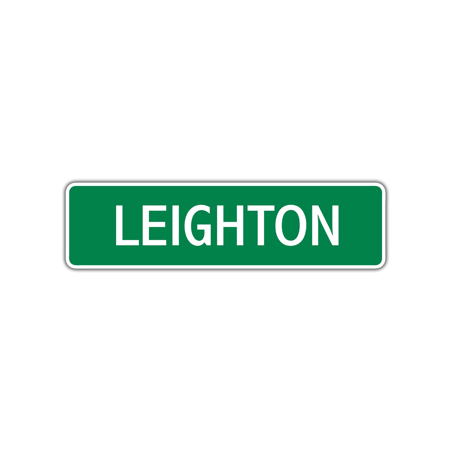 Leighton Street Sign Plate