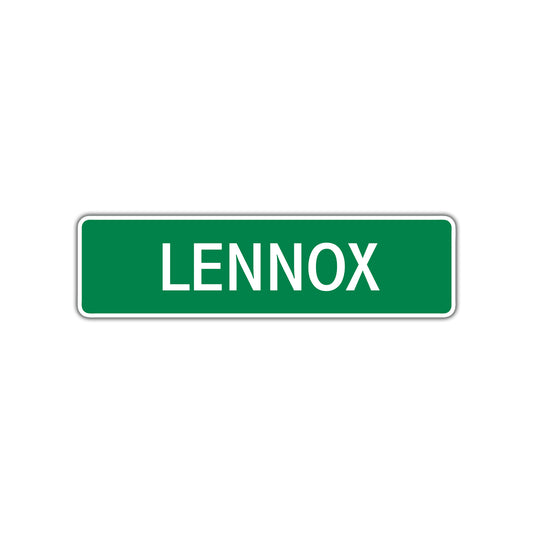 Lennox Street Sign