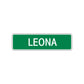 Leona Street Sign Plate