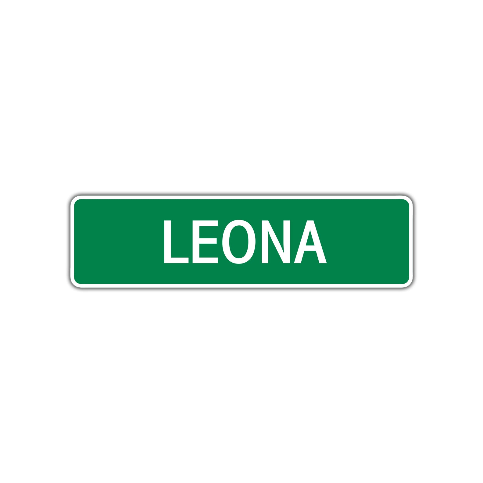 Leona Street Sign Plate