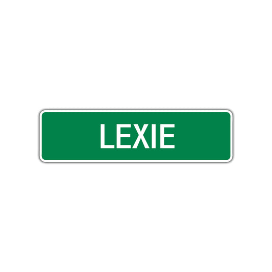Lexie Street Sign 