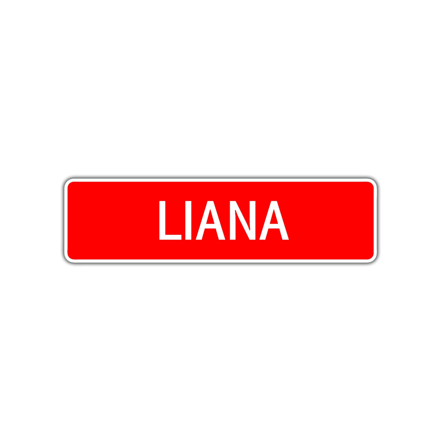 Liana Street Sign