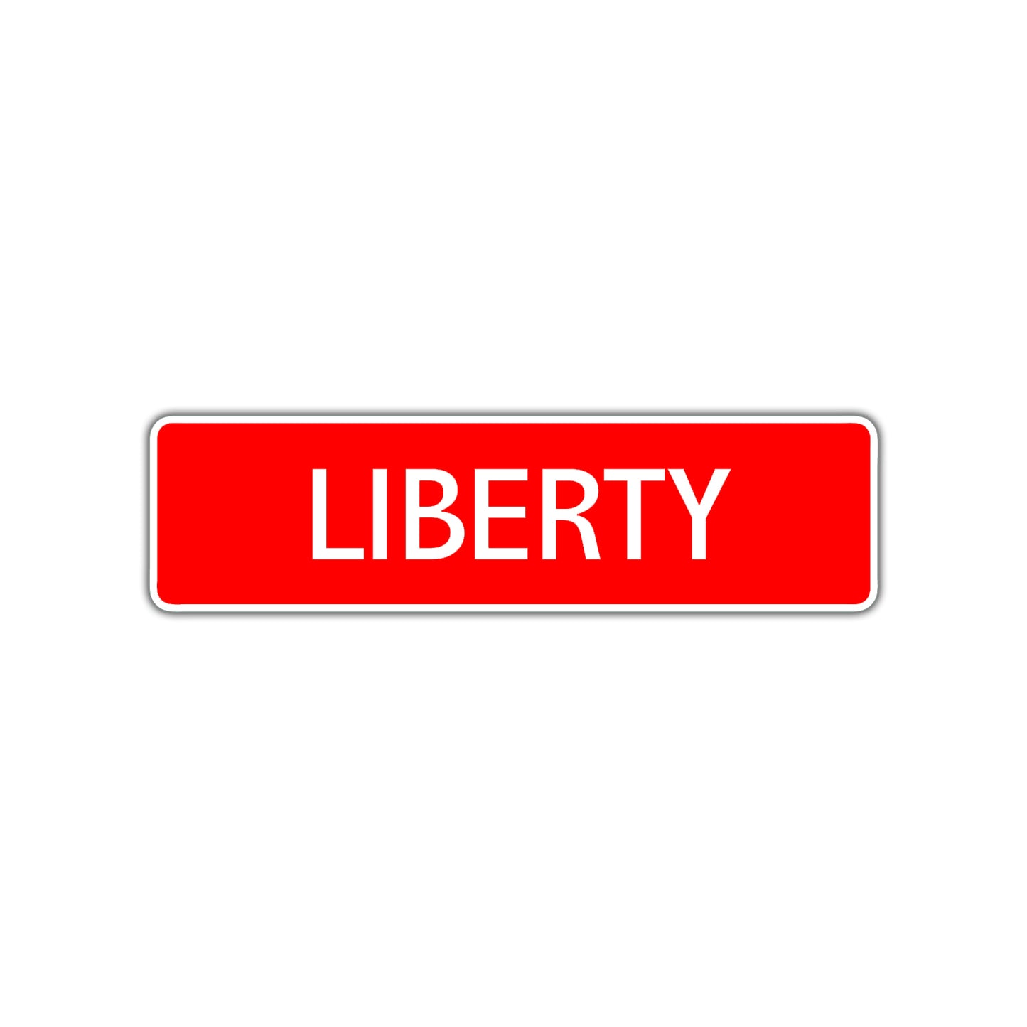 Liberty Street Sign