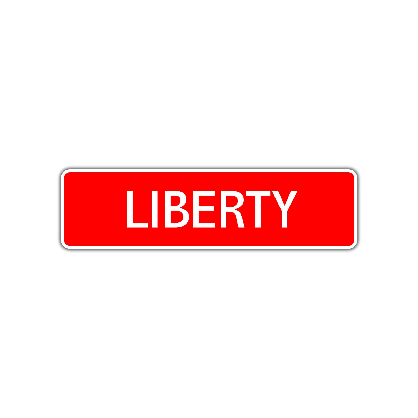 Liberty Street Sign