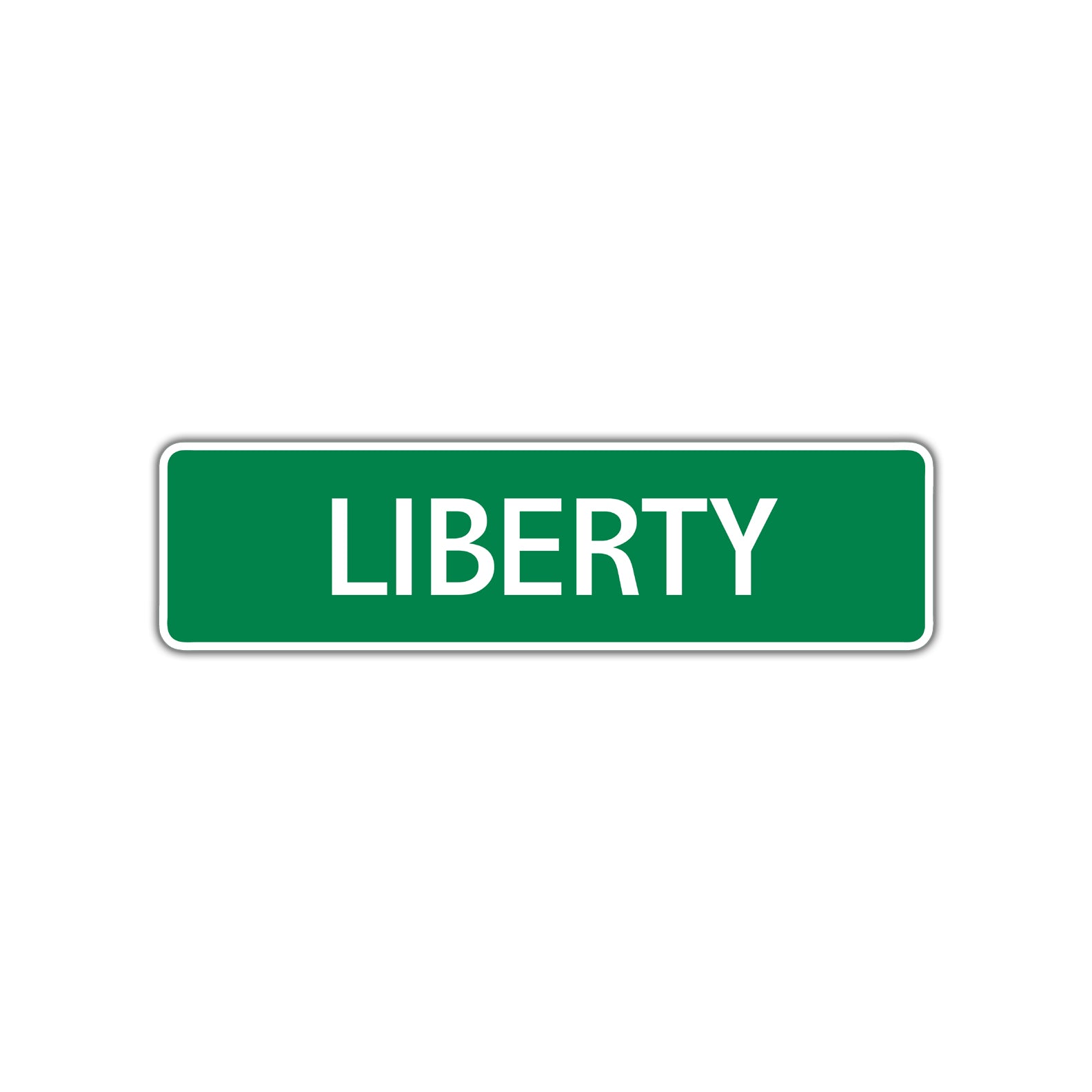Liberty Street Sign Plate