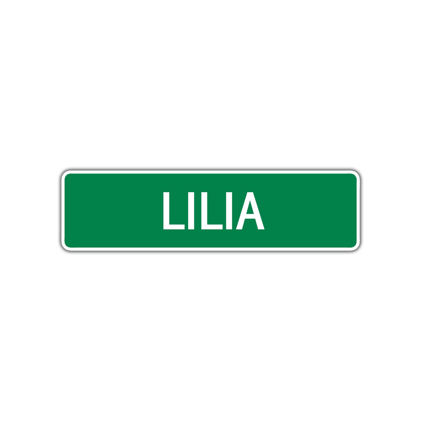 Lilia Street Sign